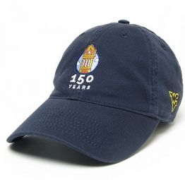 An image of the the Blue WVU 150 Anniversary Hat