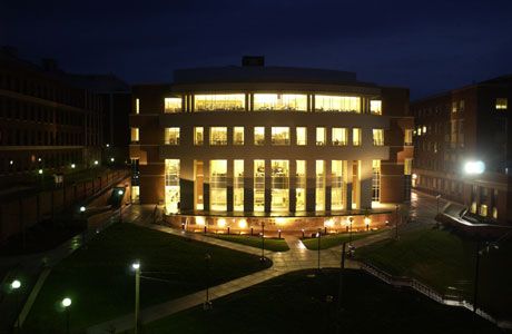 Night view of Downtown Library