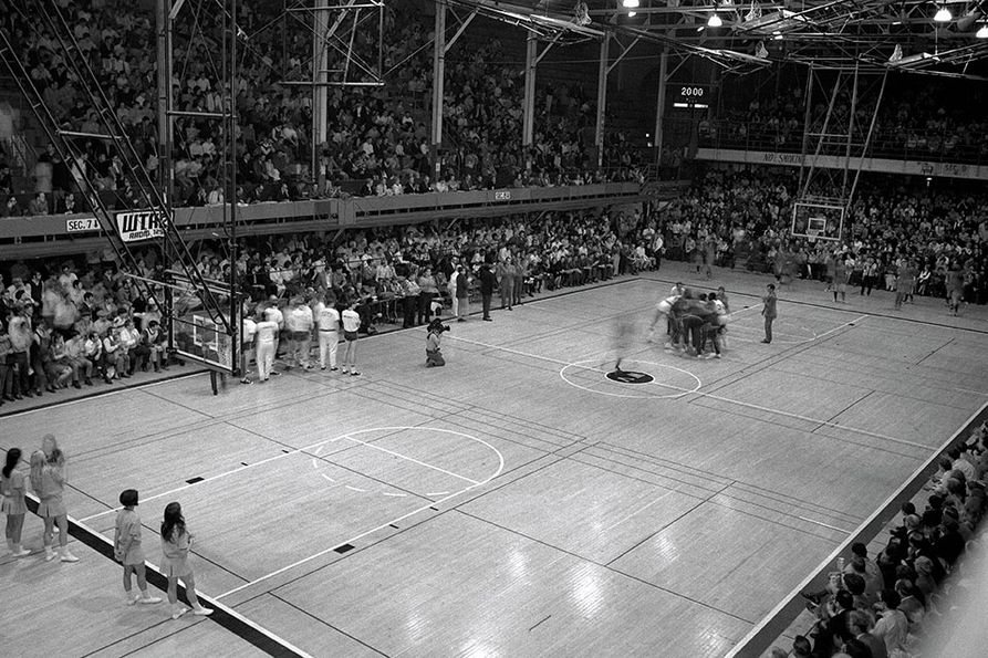 Basketball game in Field House