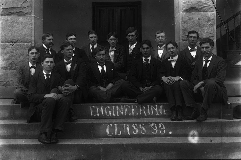1899 Engineering class group photo