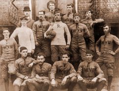 group photo of first football team