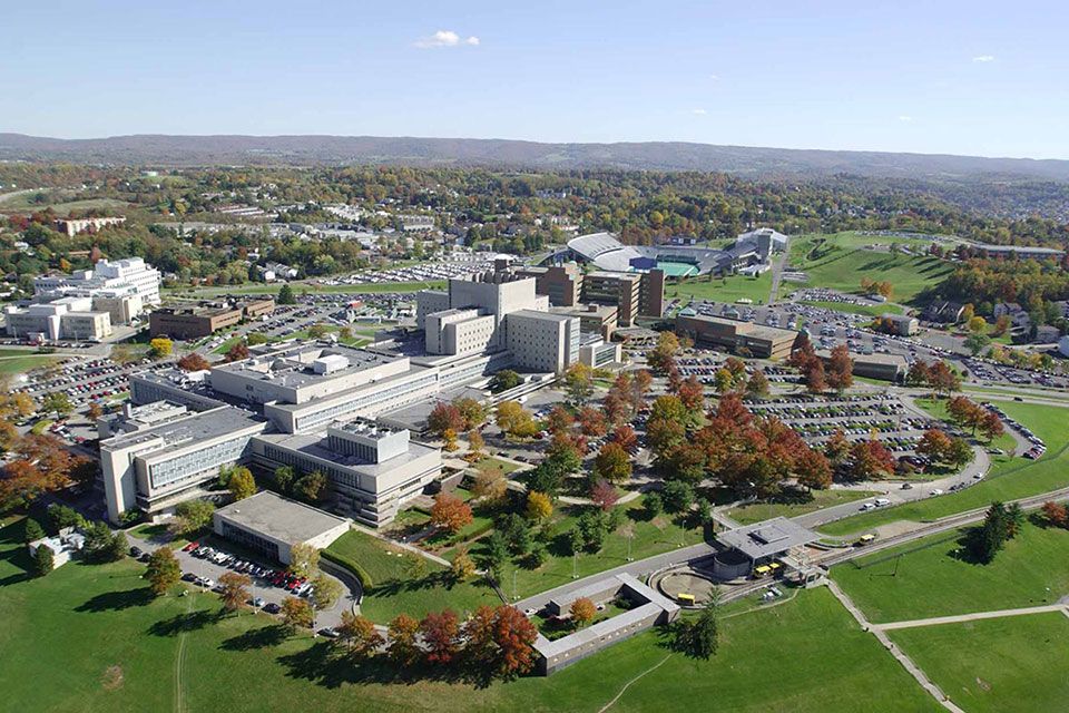 Aerial view of Health Sciences