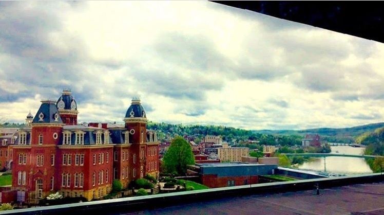 Woodburn Hall from the vantage point of the Life Sciences building